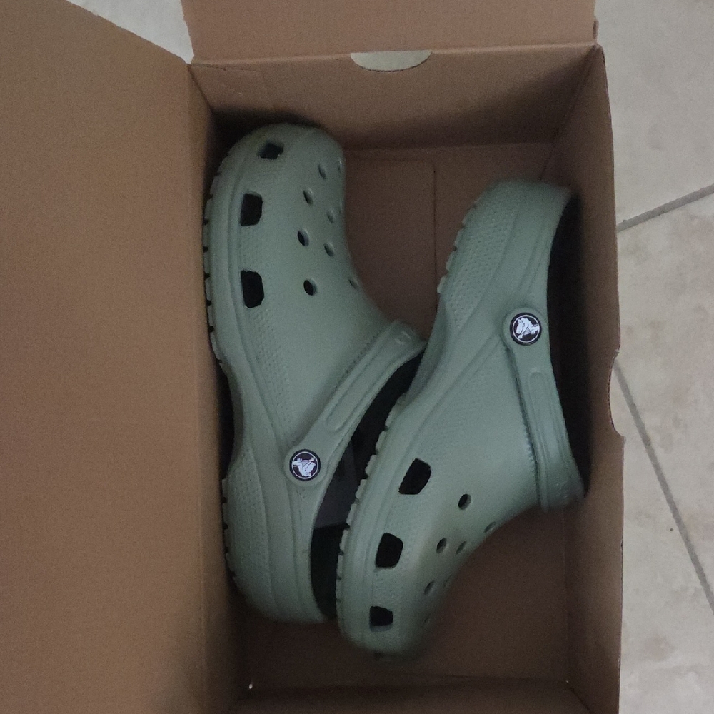 Green Crocs